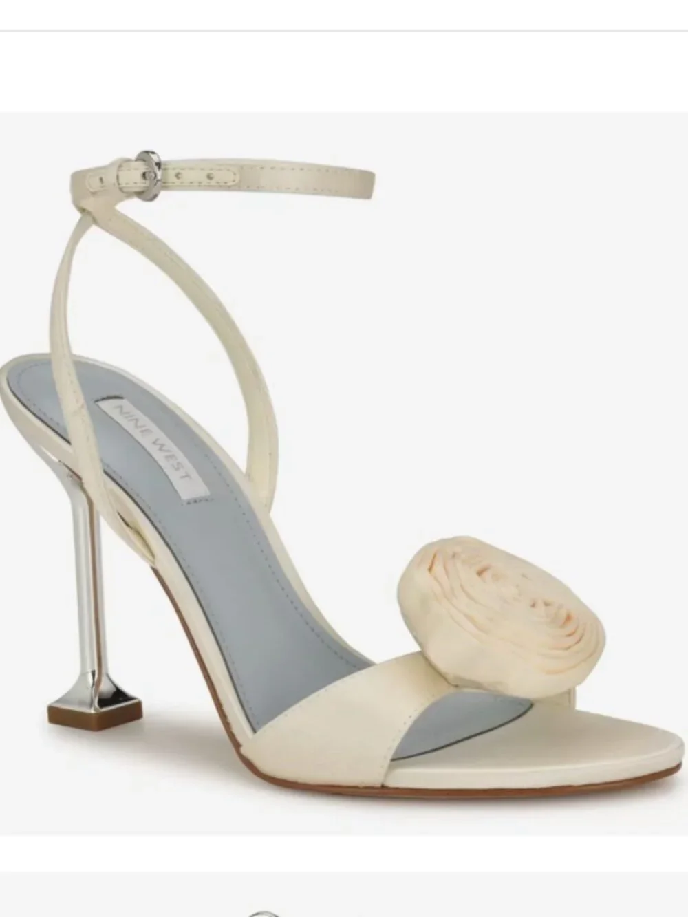 Nine West Neve Sandal 7.5 Rose Sandal Bridal